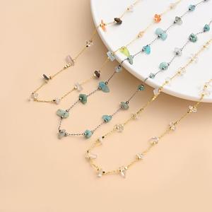 สร้อยคอแบบบาโรกส่วนตัวและสร้อยข้อมือแบบถอดได้ แฟชั่นใหม่ ไข่มุกทรงสี่เหลี่ยม สร้อยคอสองเส้นในชิ้นเดียว - Product Image 3