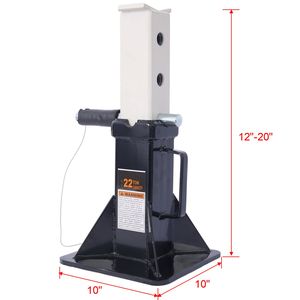 1 Paio di Cunei di Supporto Professionali Neri da 22 Tonnellate (44.000 Libbre) con Blocco, Strumento Efficiente per Riparazioni Auto - Product Image 3