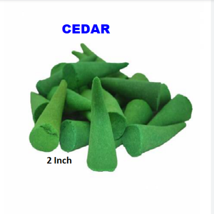 Conos de Incienso de Cedro Natural al por Mayor de la Mejor Marca (Verde) - Product Image 1