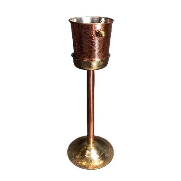 Bar Accessories Custom tall 3L 5L 7L Beer Cooler Champagne ice Bucket Stainless Steel Ice Bucket With stand and handles