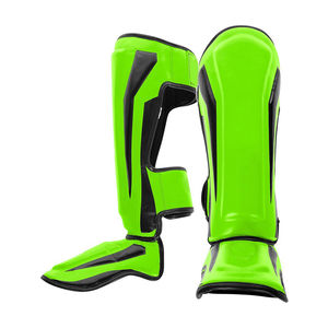 Offre Spéciale : Protège-tibias personnalisés en cuir de vachette pour le Kick Boxing, le MMA, le Muay Thai et le Karaté – Équipement de protection pour tibias - Product Image 3