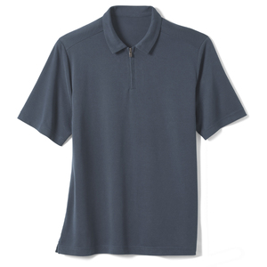 เสื้อกอล์ฟ OEM สำหรับผู้ชาย ขายส่งเสื้อผ้ากีฬา โลโก้แบบยูนิฟอร์ม เสื้อโปโลโพลีเอสเตอร์แบบมีซิป - Product Image 1