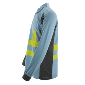 High Visibility Safety <b>Shirt</b> Long Sleeve Class 2 Reflective Work Wear Customized Logo LED <b>Flash</b> Lightweight - Product Image 3