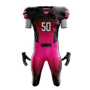 Custom Team Match Uniforms Low MOQ Club Gear Supplier <b>Cheap</b> Price Printed Tackle Twill <b>Padded</b> Jersey Men American Football Wear - Product Image 1