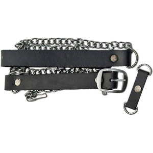 Double Embossed Vegan Sporran Faux Leather <b>Pouch</b> with Tassels Scottish Kilt Sporran with Chain Belt for <b>Men</b> - Product Image 5