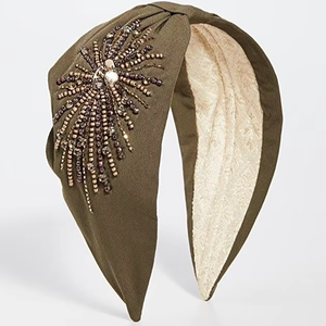 Diadema de Cuentas Rosadas Hechas a Mano con Diseño Moderno 2026 para Mujeres y Niñas, Cuentas de Vidrio Bordadas, Tamaño Personalizado, Accesorio de Moda para el Cabello - Product Image 1