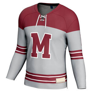 Jersey Profesional de Hockey sobre Hielo, Personalizado con el Logotipo del Equipo, Transpirable, Uniforme de Alto Rendimiento para Torneos - Product Image 1