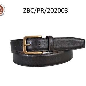 Cinturones Formales de Cuero para Hombre de Alta Calidad, Longitud Personalizada, con Hebilla de Aleación Negra, Material de Cuero Negro - Product Image 1