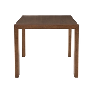 Modern Walnut Color <b>Solid</b> <b>Wood</b> 6-Seater Dining <b>Table</b> Rectangular Dining <b>Table</b> for Large Dining Room & Family Use - Product Image 4