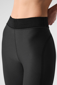 Custom Women's Winter Activewear <b>Leggings</b> High Waist Elastic Waist Solid Quick Dry Breathable Eco-Friendly Tummy <b>Control</b> - Product Image 6