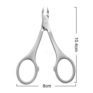 Cortacutículas con Empuñadura Redonda, Recién Mejorado, Profesional, de Acero Inoxidable, para Remover y Cortar Cutículas - Product Image 2