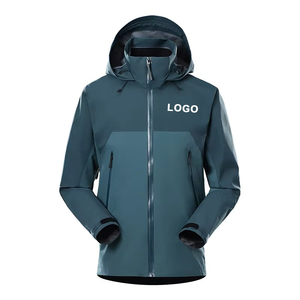 Outdoor Hiking Winter Blouson Canvas Zipper Waterproof Breathable Lightweight Windbreaker Plus Size Unisex - Product Image 3