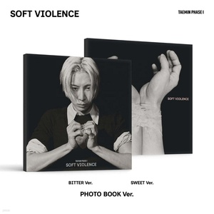อัลบั้มต้นฉบับภาษาเกาหลีของแทมิน - PHASE I Soft Violence (เวอร์ชั่นโฟโต้บุ๊ค) - Product Image 1