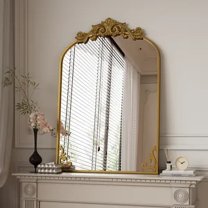 Miroir mural en métal fait main de qualité supérieure, miroir d'appoint contemporain tendance pour la décoration murale intérieure de hôtels, de resorts, de maisons et de chambres modernes - Product Image 5