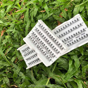 Wholesale Handmade Synthetic Hair Mega Volume 10D-20D <b>Cluster</b> Eyelash Knot Free DIY Eyelash Kit <b>Lash</b> <b>Clusters</b> Private Label - Product Image 1