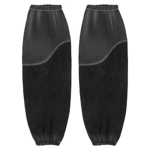 Maniche Protettive per Saldatura Resistenti alle Fiamme, in Pelle Bovina e Cotone FR, Protezione per Braccia da Uomo - Product Image 1