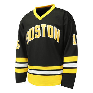 Feliz # Camiseta de Hockey sobre Hielo de Boston Número 18, Cosida, Calidad Premium, Tallas S-XXXL, Estilo Hip Hop de los 90, Ropa Deportiva de Hockey sobre Hielo, OEM - Product Image 2