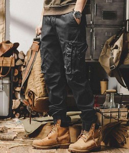 Pantalones American Cargo para Hombre, Urbanos, para Viajes, Montaña, Tácticos, Casuales, Rectos, 100% Algodón, Ligeros, de Secado Rápido - Product Image 3