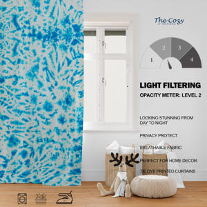 ผ้าม่านพิมพ์ลายไทไดพรีเมียม ผ้าฝ้ายเนื้อนุ่ม สำหรับตกแต่งหน้าต่างบ้าน ห้องรับแขก ขายส่งจากอินเดีย - Product Image 6