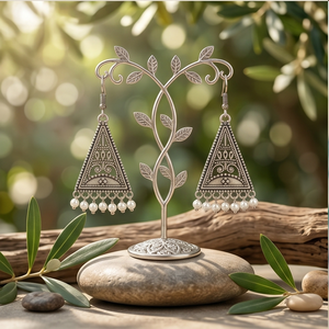 จี้รูปสามเหลี่ยมลายฉลุ DIVYORO - Product Image 4