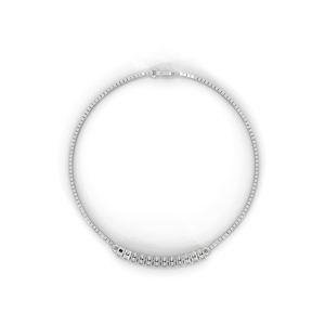 925 Sterling Silver Tennis <b>Bracelet</b> Bezel Set Round Cut <b>Stone</b> Chain Link <b>Bracelet</b> for Women Party Wedding - Product Image 3