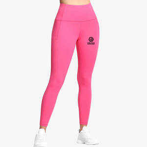 Leggings Deportivos para Mujer, Cintura Media, con Logotipo Personalizado, Venta Directa de Fábrica, Transpirables, Ecológicos, para Yoga y Gimnasio - Product Image 1