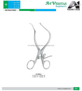 Écarteur chirurgical manuel A-1 VERITAS DeBakey de qualité supérieure en acier inoxydable réutilisable, finition mate | - Product Image 6
