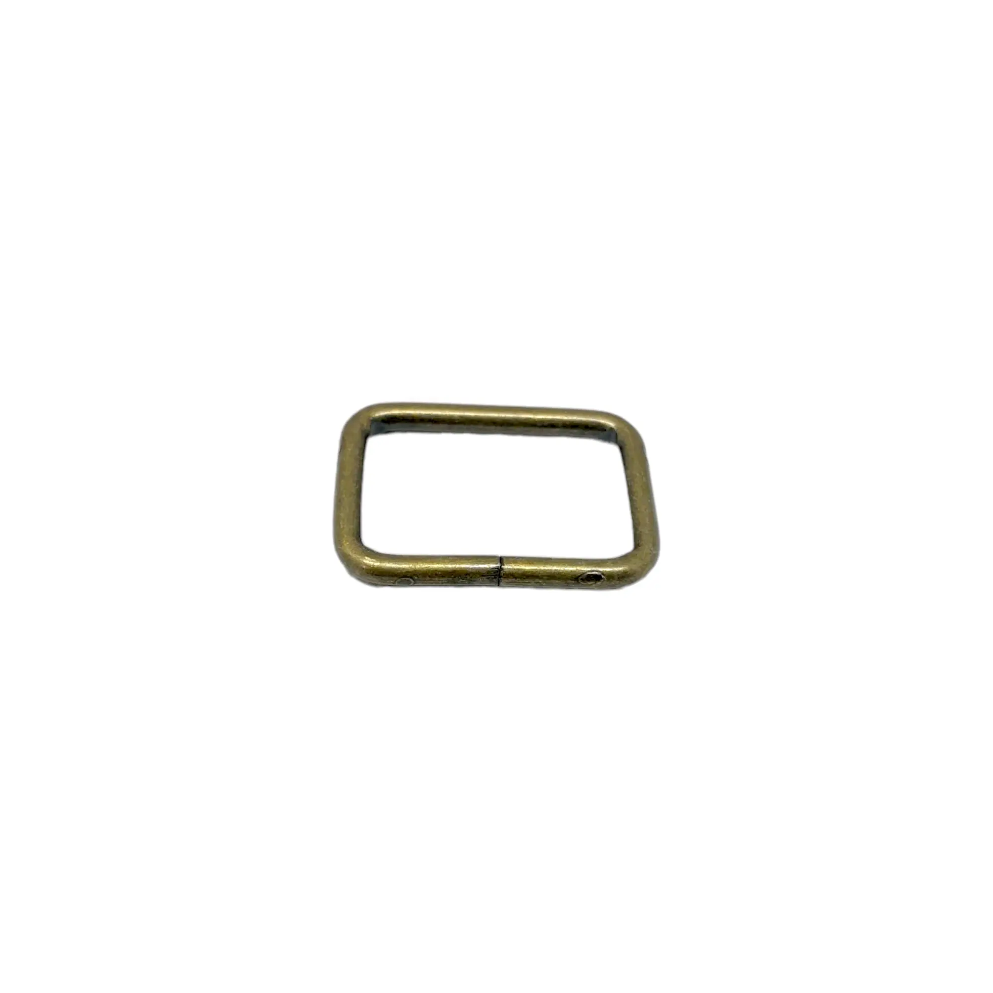 MING KEE 금속 1 인치 25mm 핸드백 가방 금속 액세서리 웨빙 패브릭 스트랩 사용 직사각형 사각 금속 와이어 철 버클 링