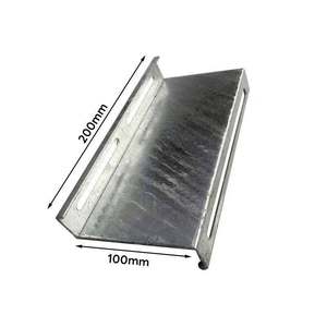 ขายึดแผงโซลาร์เซลล์แบบ Heavy Duty Pat Z ขนาด 250x100x2 มม. ทำจากเหล็กโครงสร้าง - Product Image 1