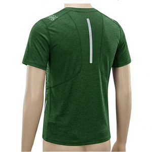 Camiseta Deportiva Reflectante de Secado Rápido para Hombre, Color Verde, Suave y Cómoda, Perfecta para Uso Diario Informal - Product Image 2