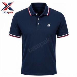 180 Grams Custom Embroidery Printing 100% Polyester Solid <b>Plain</b> Dyed Knitted Breathable Men's Short Sleeve for Formal <b>Shirt</b> - Product Image 6