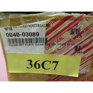 AMAT 0040-03089 แผ่นปิดเปล่าแบบใสสำหรับทุกคน - อุปกรณ์และอะไหล่เซมิคอนดักเตอร์ระดับโลกที่เชื่อถือได้ - Product Image 3