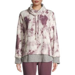 Wholesale Customized Women's Oversized <b>Tie</b> <b>Dye</b> Embroidery Pullover Hoodie <b>Sweatshirt</b> Long Sleeve Knitted 100% Cotton Breathable - Product Image 4