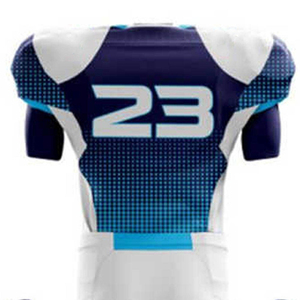 Uniforme de Fútbol Americano Personalizado para Hombre, Conjunto de Pantalones y Camiseta Sublimada de Manga Corta, 100% Poliéster, Absorbe la Humedad - Product Image 6