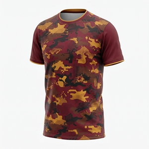 Camiseta Deportiva Sublimada para Hombre, Diseño Personalizado, 100% Poliéster, Transpirable, Absorbe la Humedad, Manga Corta para Entrenamiento - Product Image 2