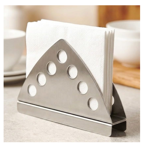 Porta pañuelos de acero inoxidable, cajas de pañuelos para restaurante, portapañuelos metálico al precio más bajo - Product Image 5