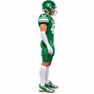 Ensemble d'uniformes de football américain personnalisés, maillot et pantalon de football pour équipe, uniforme de football par sublimation - Product Image 3