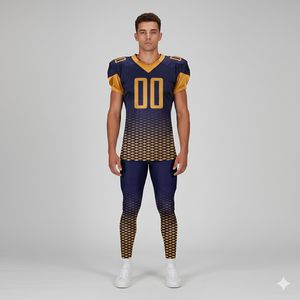 Servicio OEM, Uniformes de Fútbol Americano Sublimados, Duraderos, Anti-Pilling, Transpirables, Unisex, Manga Corta, con Logotipo Personalizado - Product Image 1
