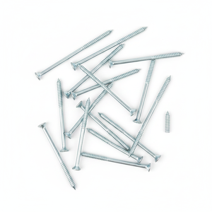 Tornillos para Madera de Doble Rosca Métricos/Pulgadas M6-M12, Cabeza Ranurada, Rosca Parcial, Clase 4.8 6.8, Acero al Carbono Zincado DIN PDC - Product Image 1