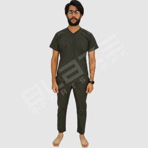 Uniforme Médico Personalizado OEM de Manga Corta para Hospital, Quirúrgico, Delgado, Elegante, Unisex, de Poliéster/Algodón - Product Image 3