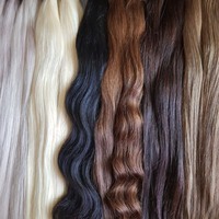 Precio al por mayor extensiones de cabello a granel color oscuro 100% cabello virgen vietnamita de alta calidad
