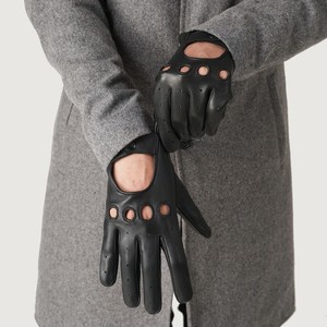 FITME SPORTS Gants d'hiver en cuir à doigts entiers pour hommes, respirants, extensibles, antidérapants, design classique, toutes saisons - Product Image 6