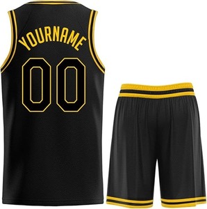 Maillot et short de basket-ball personnalisés pour hommes et jeunes, uniforme avec nom et numéro brodés ou imprimés, vêtements de sport - Product Image 6