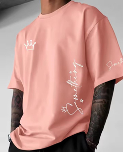 Camisetas de Cuello Redondo de Algodón 100% de Alta Calidad al por Mayor, Personalizadas, para Hombre, Tallas Grandes, Casuales, Tejidas, Extra Grandes - Product Image 2