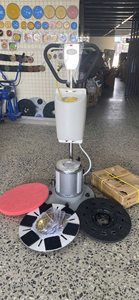 Nettoyeur de sol électrique multifonctionnel en acier inoxydable de 18 pouces, 3,5 CV, 200 tr/min, machine à polir et à poncer avec plaque de poids en fer - Product Image 5