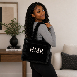 Sac fourre-tout décontracté et moelleux grande capacité pour femme, style franc-maçonnerie Delta Sigma, idéal pour le shopping ou comme sac à bandoulière de sororité - Product Image 2