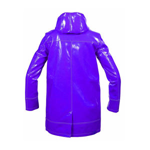 Abrigo Unisex Premium de Cuero PVC Impermeable - Protección Contra Tormentas y Lluvia para Exteriores, Diseño Invernal de Estilo Urbano - Product Image 5