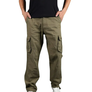 Customized <b>Men's</b> <b>Flare</b> Cargo Pants Eco-Friendly Breathable Quick Dry Canvas Fabric Drawstring Closure Lightweight Trousers - Product Image 4