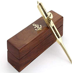 Élégant diviseur en laiton à motif droit pour artistes, outil de mesure pour le dessin et l'esquisse professionnels, à prix de gros. - Product Image 1