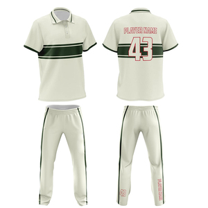 Uniforme de Cricket de Poliéster Personalizado, Ropa de Entrenamiento para Adultos, Diversas Tallas y Colores, Transpirable, de Secado Rápido, Ropa Deportiva de Alto Rendimiento - Product Image 1